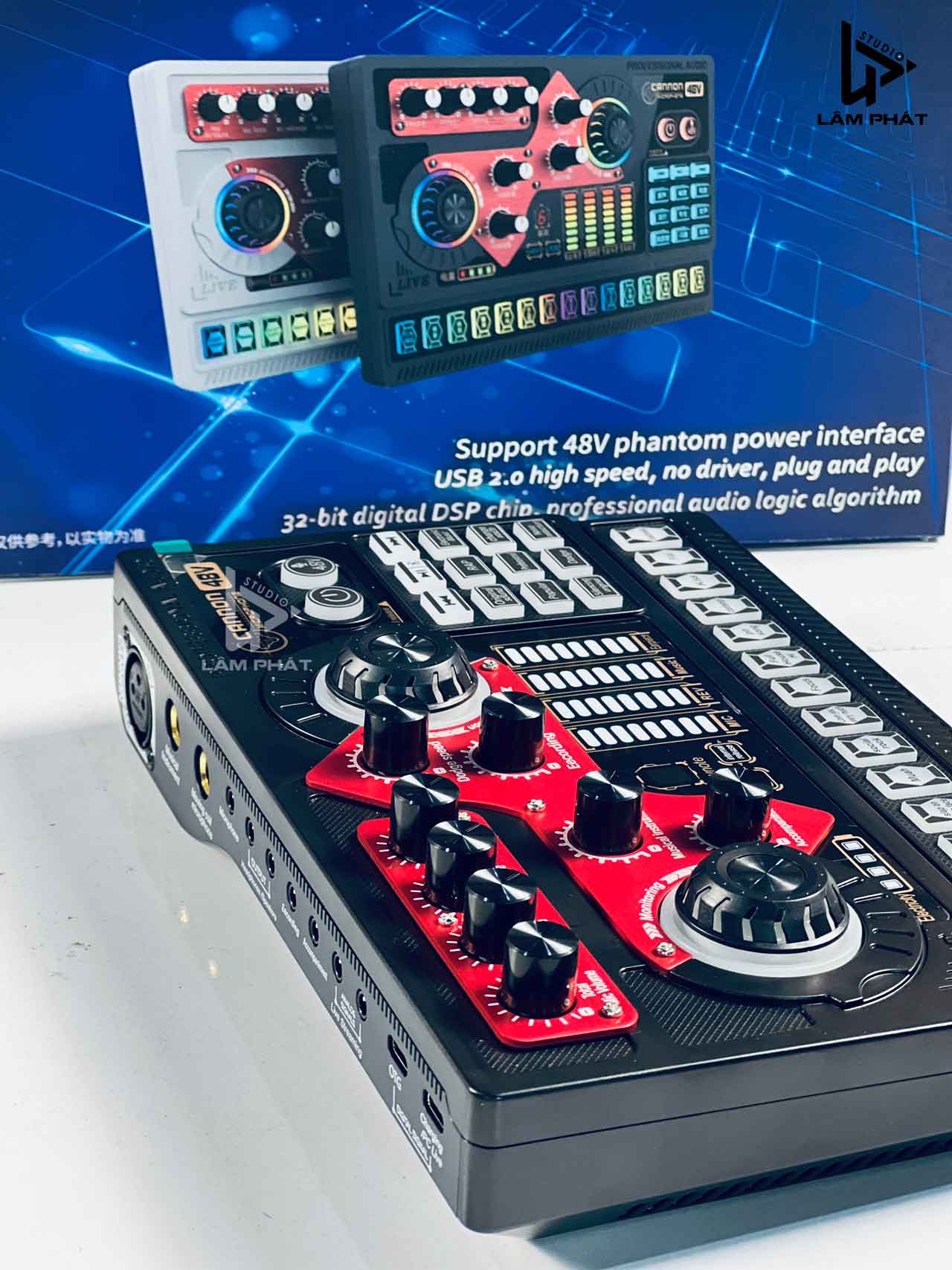 Kit Micrófono Condensador BM800 con Tarjeta de Sonido X5 - Kit Microfon Condensador BM800 TarjetaX5