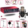 Combo Thu Âm Focusrite 2i2 4rd Gen Và Micro AKG P420 Phụ Kiện Xịn