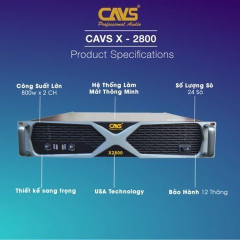 Cục Đẩy Công Suất CAVS X2800
