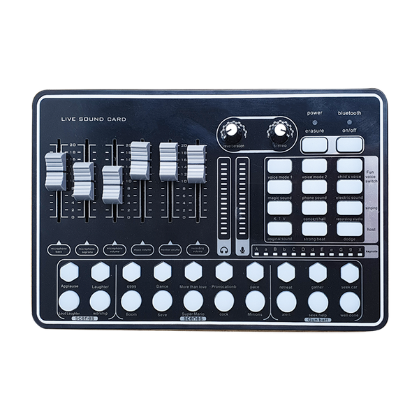 Sound Card H9 Bluetooth Chuyên Thu Âm, Livestream