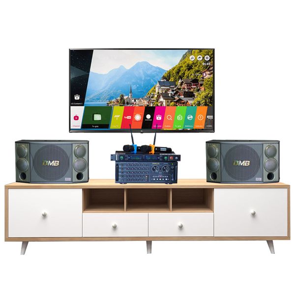 Dàn Karaoke Gia Đình INXUS LP06 (Insux KA6800 BMB CSX850 bãi Micro Shure UGX23)