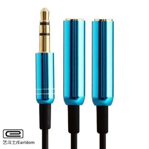 Dây Chia Tai Nghe Từ 1 Ra 2 Chân Cắm 3,5mm - 4 Khấc 00352-1