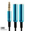 Dây Chia Tai Nghe Từ 1 Ra 2 Chân Cắm 3,5mm - 4 Khấc 00352-1