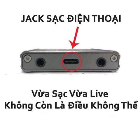 Dây Livestream Vừa Sạc Vừa Live Hai Chiều PK Cổng Type-C