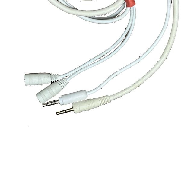 Dây live 2 cổng 3.5 kèm 2 cổng tai nghe 00349