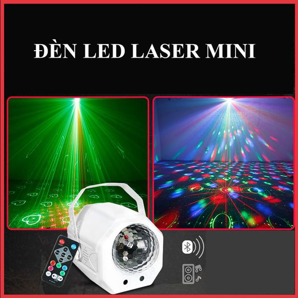Đèn LED Laser Mini Cảm Ứng Theo Nhạc