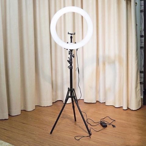 Đèn Livestream 36CM Chụp Ảnh - Quay Phim - Makeup