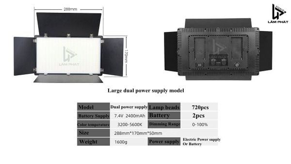 Đèn Livestream Studio U800 Cực Sáng