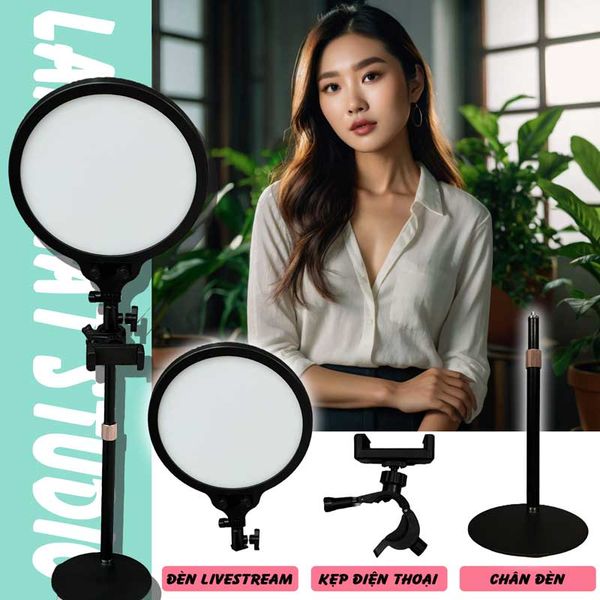 Đèn LP26M đèn beauty chụp ảnh livestream chuyên nghiệp