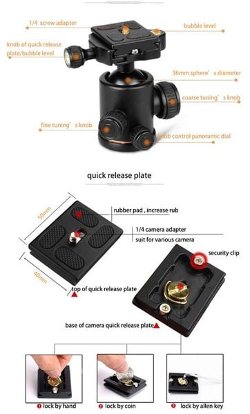 TRIPOD BEIKE Q999H chính hãng chân máy ảnh trục đứng vuông góc