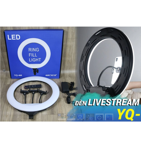  Đèn Livestream 45cm 3 Kẹp 