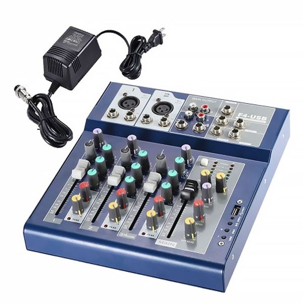 Combo Hát Live Mixer Yamaha F4 Và Micro MA87