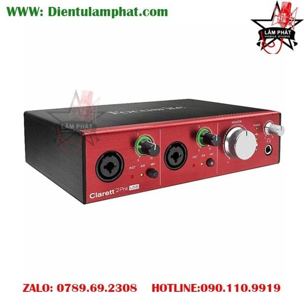 Sound Card Focusrite Clarett 2Pre USB