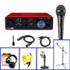 Bộ Sound Card Focusrite Solo Gen 3 Và Mic Dynamic Audio Technica ATR1300X Xịn