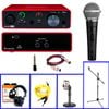 Combo Focusrite Solo Gen 3 Và Micro Shure SM58S - Phụ Kiện Xịn