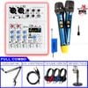 Combo Hát Live Mixer Mickle E4 Và Micro Không Dây Max 56