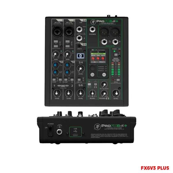 Mixer Mackie Pro FX6 V3 Plus mixer hỗ trợ bluetooth bản mới nhất 2024