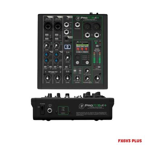 Mixer Mackie Pro FX6 V3 Plus mixer hỗ trợ bluetooth bản mới nhất 2024