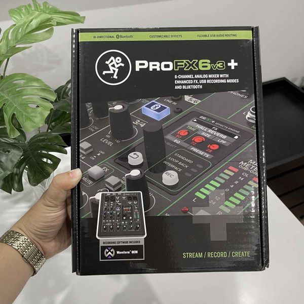 Mixer Mackie Pro FX6 V3 Plus mixer hỗ trợ bluetooth bản mới nhất 2024