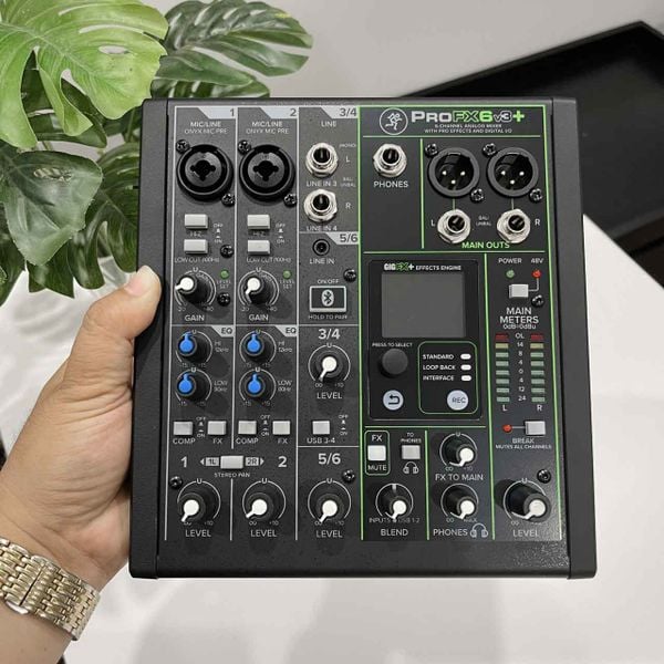 Mixer Mackie Pro FX6 V3 Plus mixer hỗ trợ bluetooth bản mới nhất 2024