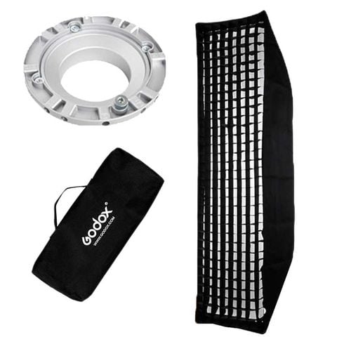 Godox softbox 22x90 kèm lưới tổ ông