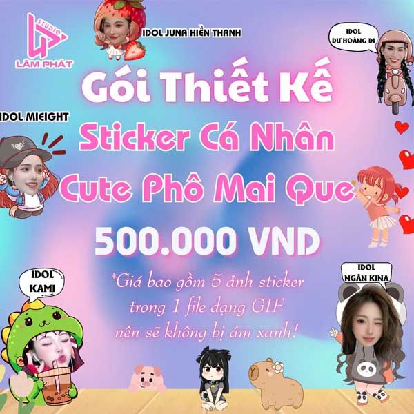 Gói Thiết Kế Sticker Livestream Giúp Kênh Của Bạn Nổi Bật Và Tăng Tương Tác Mạnh Mẽ