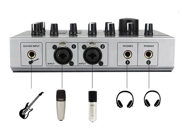 Sound Card Alctron U16K MK3 Thu Âm, Livestream Chuyên Nghiệp