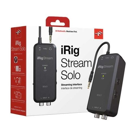  Box IK Multimedia iRig Stream Solo Audio Interface 