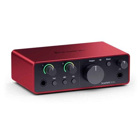 Focusrite Scarlett Solo Gen 4 Soundcard thu âm chính hãng