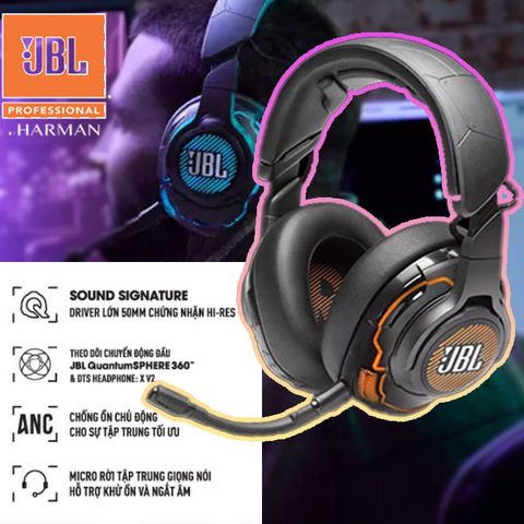  Tai Nghe Gaming JBL Quantum One Cao Cấp Chính Hãng 