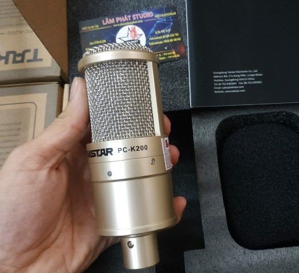 Combo Hát Live Mixer Mickle E4 Và Micro Takstar PC-K200