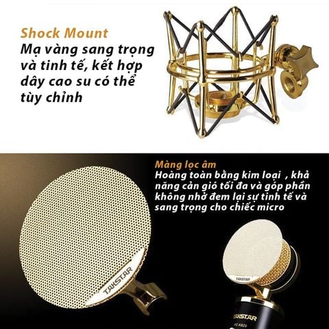 Micro Thu Âm Condenser Takstar PC K820