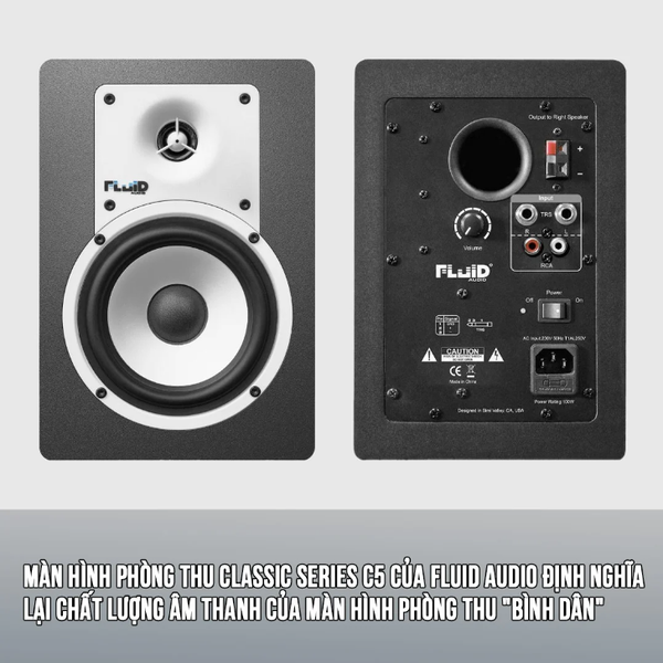 Loa Kiểm Âm Fluid Audio C5 Active Studio Monitor