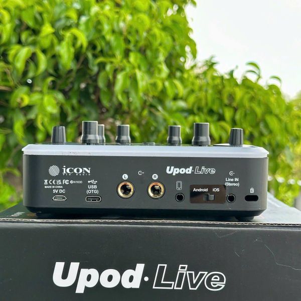 Icon Upod Live Sound card livestream chuyên nghiệp chính hãng