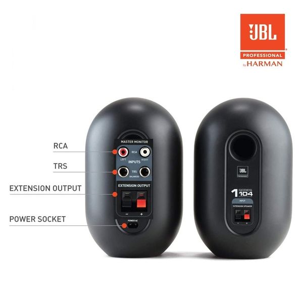 Loa Kiểm Âm JBL 104 Monitor - Tặng Dây Loa Xịn