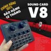 Trọn Bộ Sound Card V8 Và Micro Thu Âm BM900