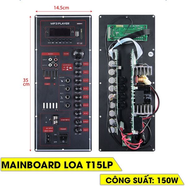 Bảng Mạch Loa Kéo T15LP