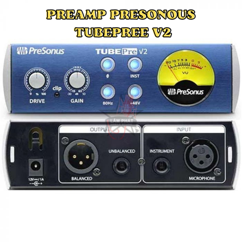 Preamp Presonus Tubepre V2 Dành Cho Phòng Thu
