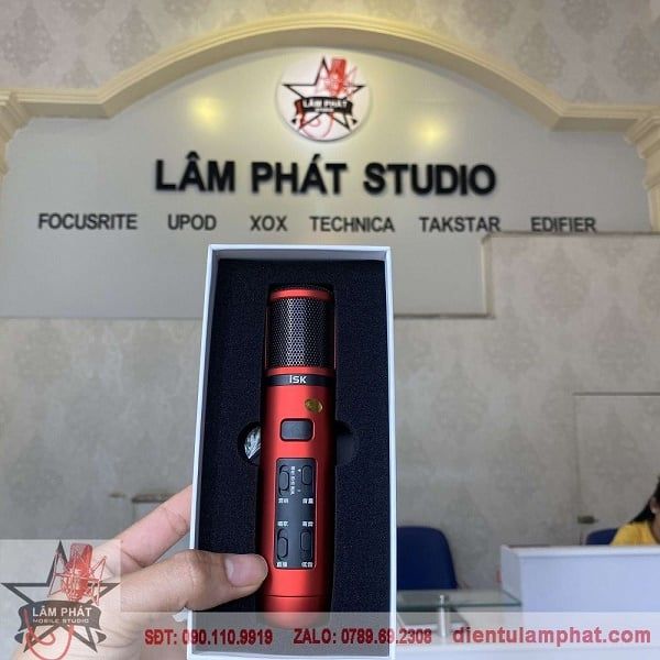 Micro ISK IM6 Tích Hợp Sound Card Chuyên Thu Âm Livetream