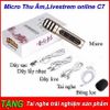 Micro Livestream C7 Tích Hợp Sound Card