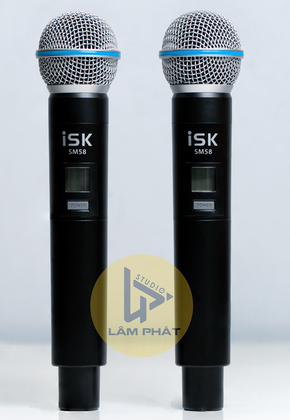 Micro Không Dây ISK SM58 2 Mic