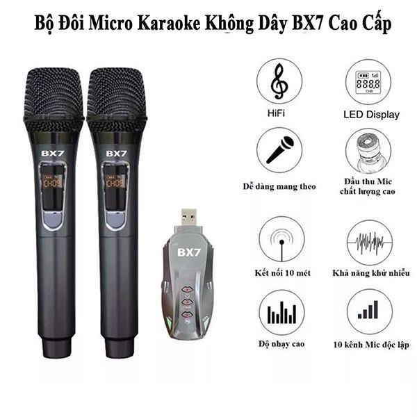 Micro Karaoke Trên Oto BX7