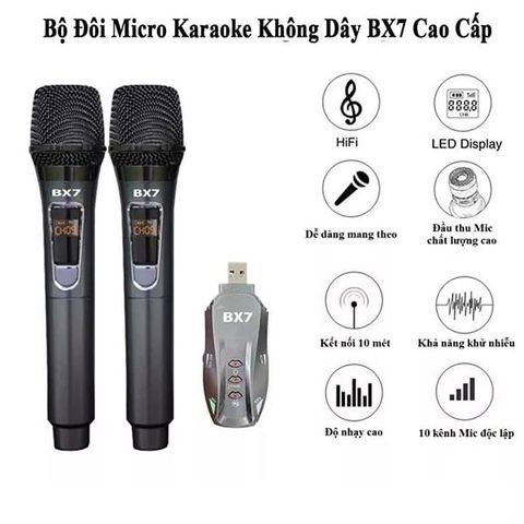 Micro Karaoke Trên Oto BX7