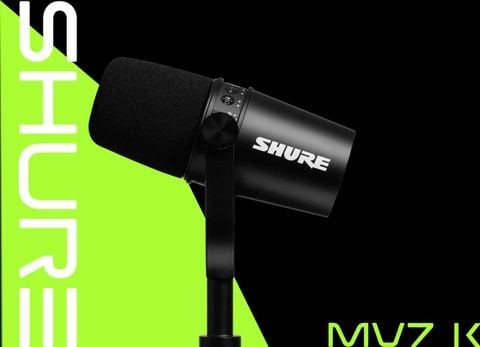  Micro Shure MV7 K thu âm podcast chuyên nghiệp 