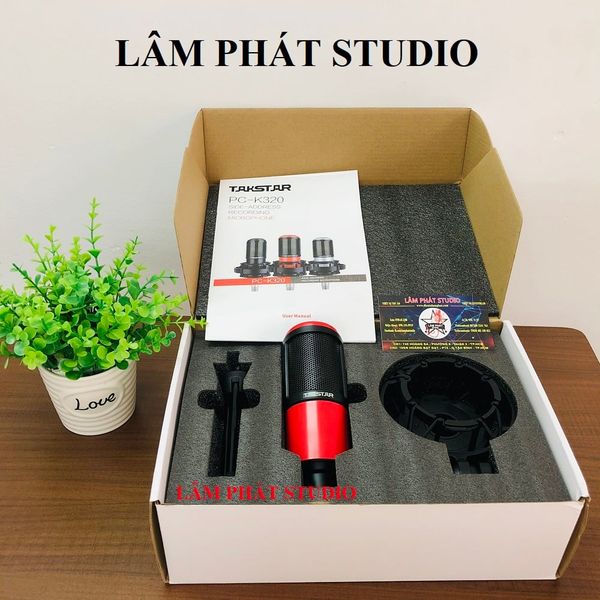 Micro Takstar PC K320 Thu Âm, Livestream Chuyên Nghiệp
