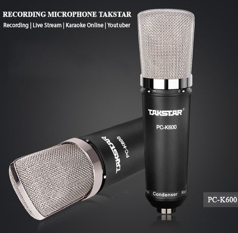 Micro Takstar PC K600 Thu Âm, Livestream Chuyên Nghiệp