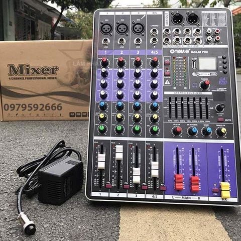 Combo Mixer Max 68 Pro Và Micro Takstar  PC K850 Cao Cấp