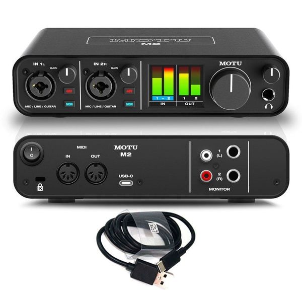 Combo Thu Âm MOTU M2 Và Micro AKG P420 Phụ Kiện Tốt