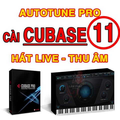 Phần Mềm Cubase 11 - Autotune pro Thu Âm livestream Chuyên Nghiêp