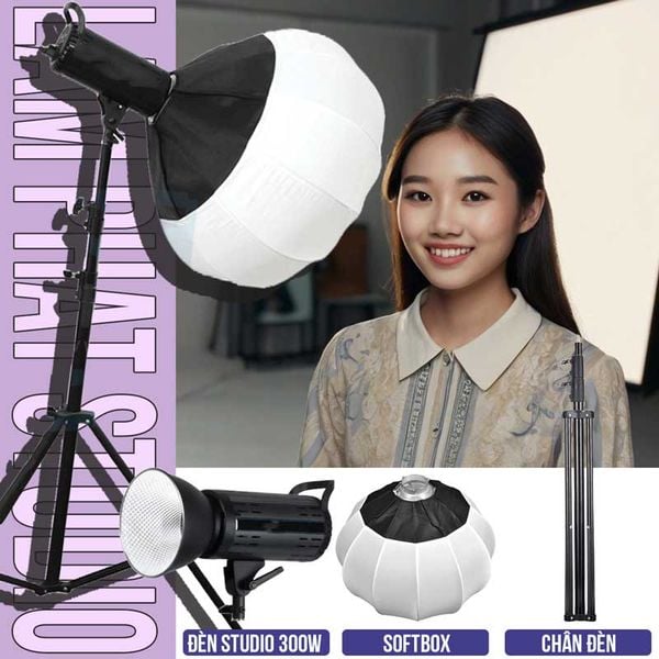 Combo đèn LPS-MT bộ đèn studio ánh sáng mềm mại đồng đều chuyên nghiệp